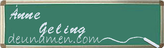 Änne Geling Visitenkarte